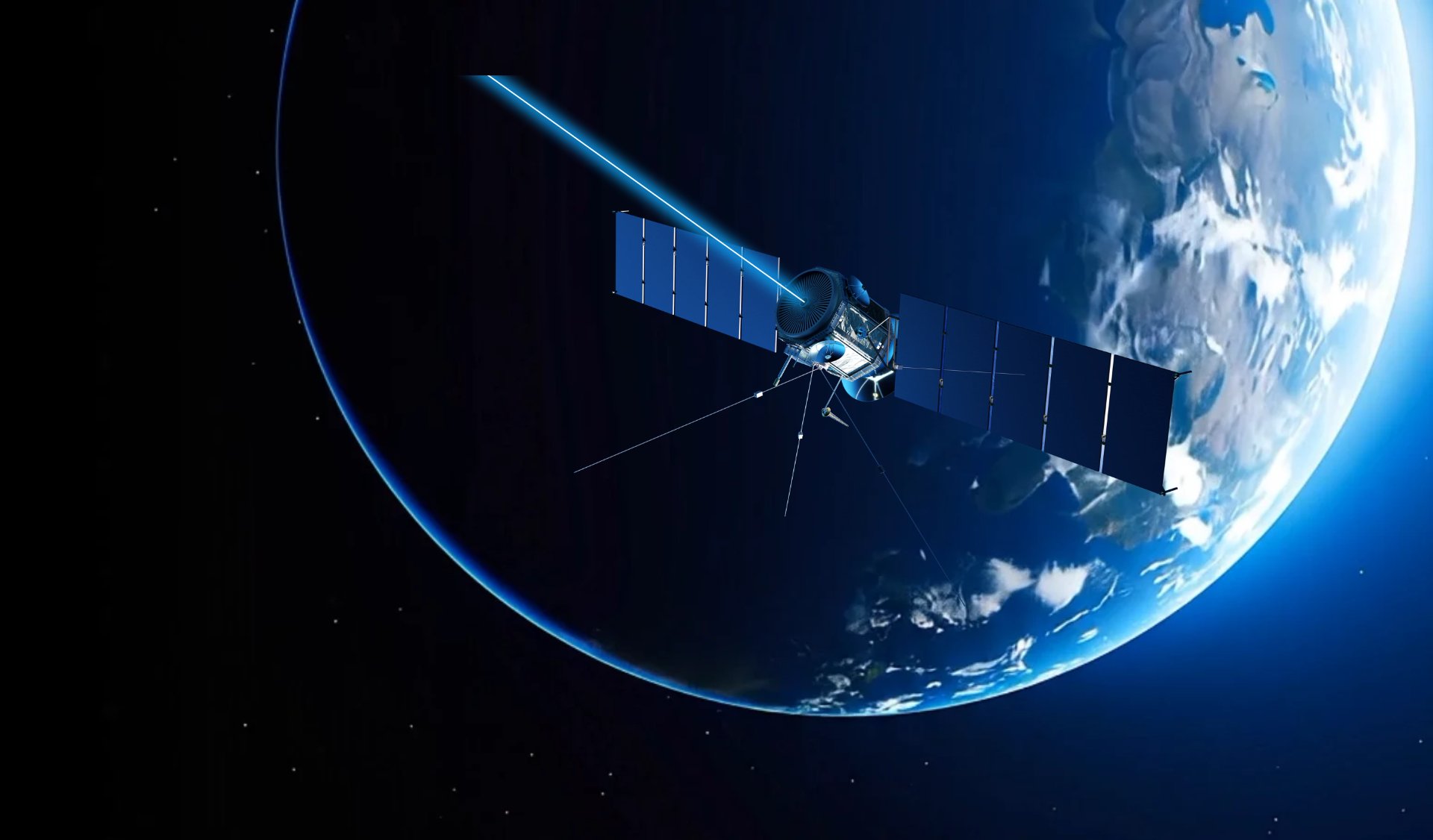 SPACE DRIVES Satellit im Orbit