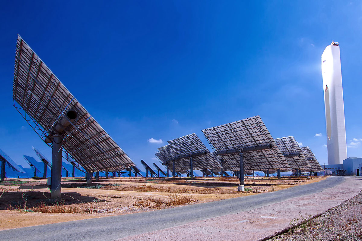 Solar thermal power plant